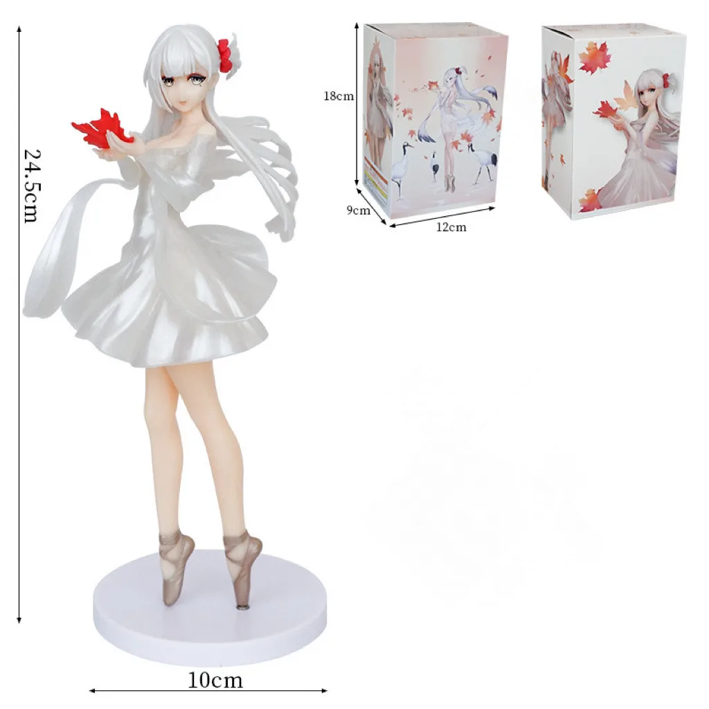 Azur Lane Shoukaku Sandpipers Scattering Flowers And Dancing Cranes Ver 1/7 ratio of Handmade Official Peripherals Model Toy