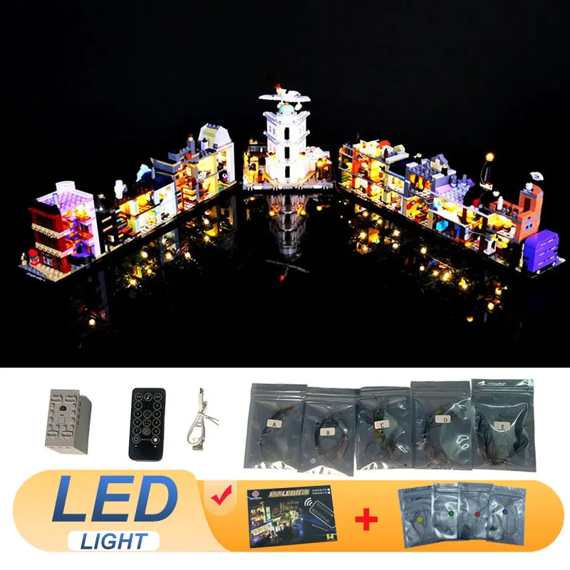 

LED Light Kit For LEGO 76444 Diagon Alley Wizarding Shops Lamp DIY Toy Gift (Not Include Building Blocks Bricks Kits Sets Model)