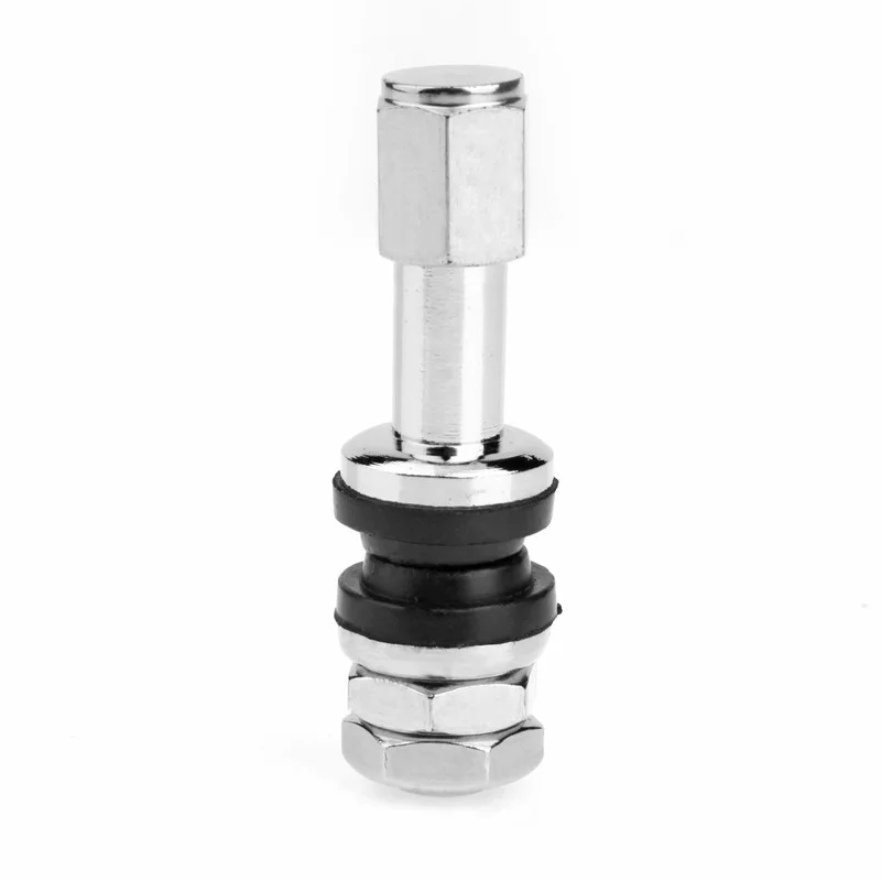 4pc Universal Car Tire Valve TR43E/TR48E Bolt-in Car Tubeless Wheel Tire Valve Stem Dust Cap Cover vehicle Metal Straight Mouth