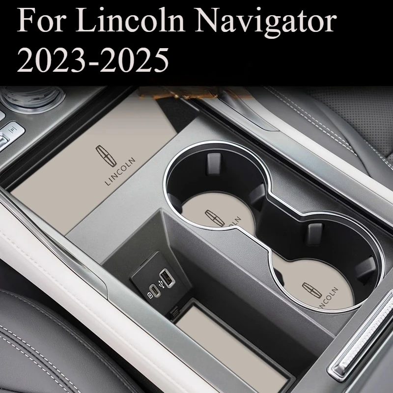 

Для Lincoln Navigator 2023-2025 автомобильный дверной коврик с пазами, противоскользящая накладка на слот, автомобильные аксессуары для интерьера