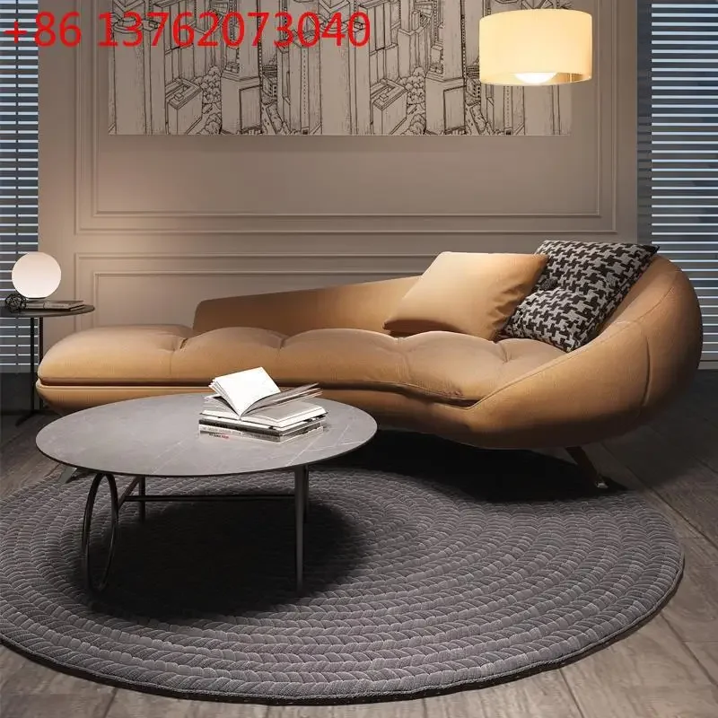 2026 small apartment Nordic Internet celebrity chaise longue, sofa lazy recliner, modern toffee chair