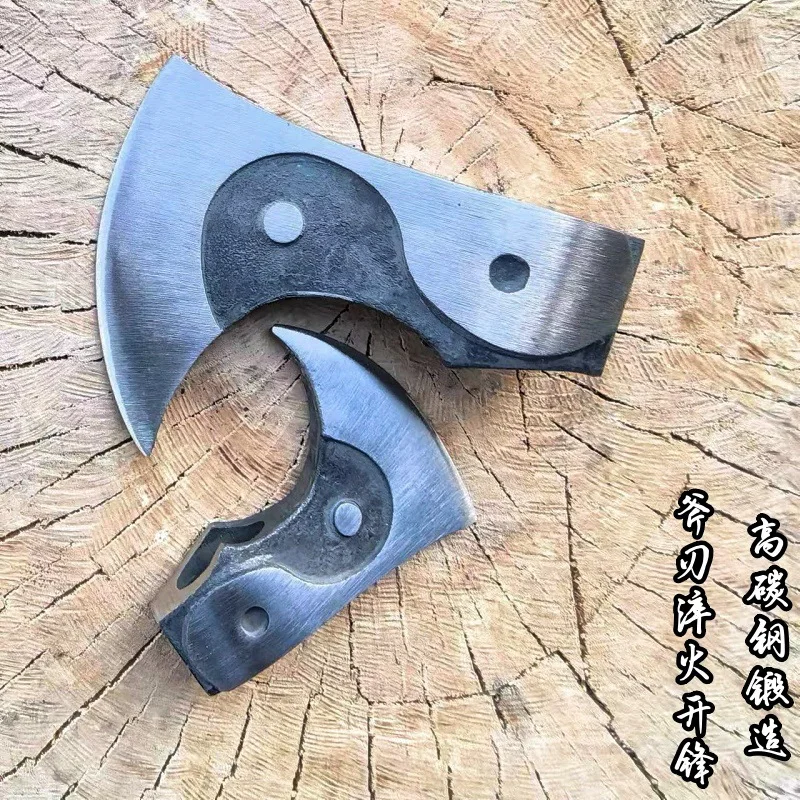 High-hardness Forged Original Color Precision-polished Axe Outdoor Camping Firewood Chopping Multi-functional Use Hand Tools