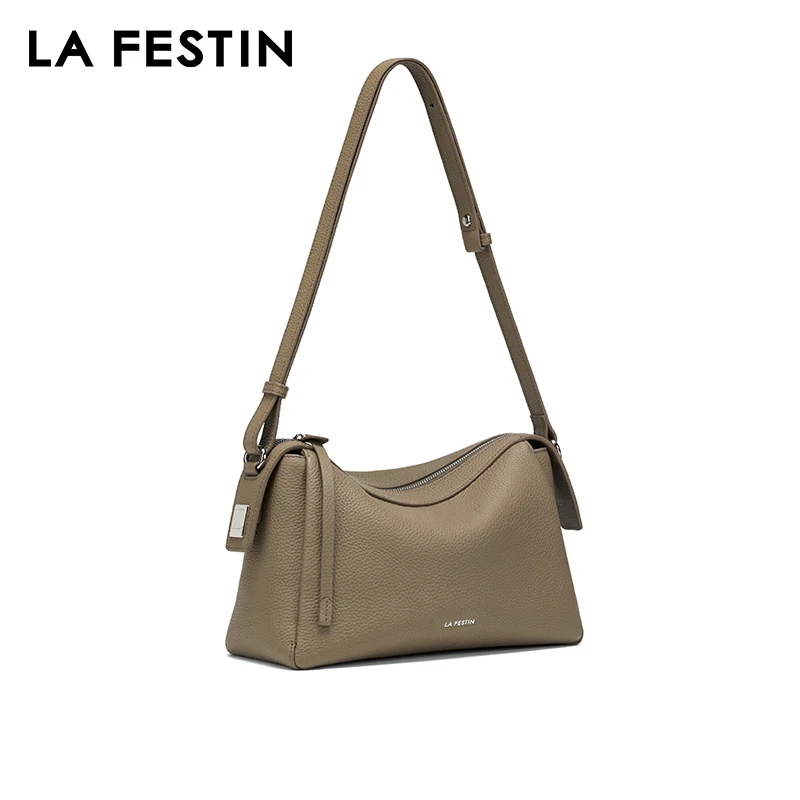 LA FESTIN Original Brand 2024 New Women\'s bag Large Capacity Bags Shoulder Bags Ladies Handbag Leather Bag Fashion Crossbody Bag