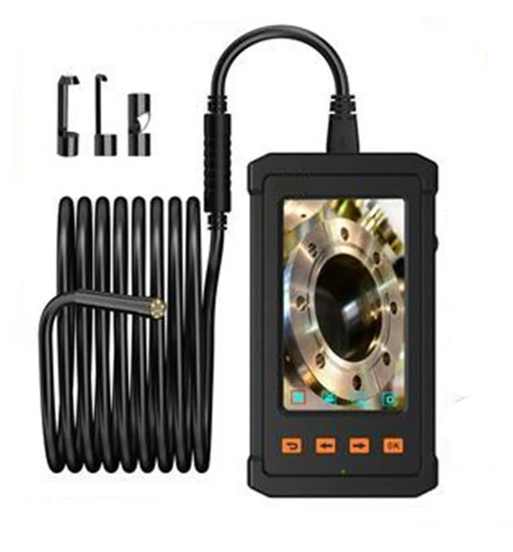 5Inch IPS Screen 8MM 2MP 1080P Dual  Lens Side-view&Front View Endoscope  CMOS Borescope Inspection Digital Microscope Camera
