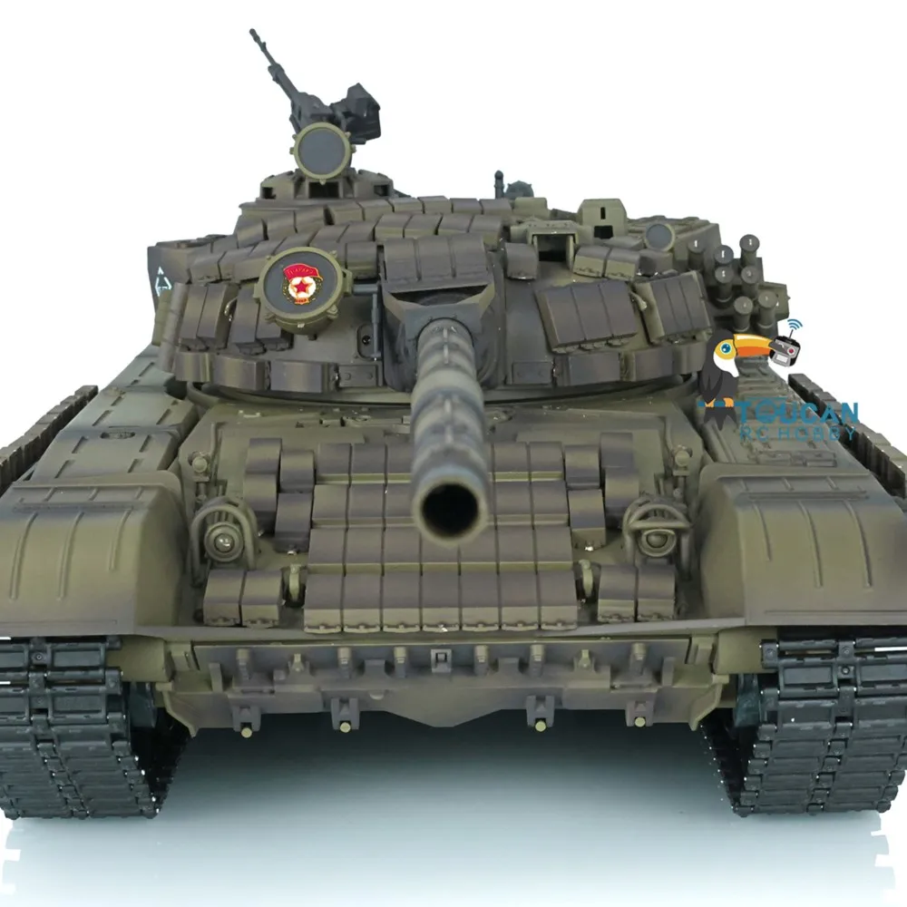Realistyczny model czołgu Heng Long T72 RC w skali 1/16 do bitew, z płytą główna 7.0, plastikowy, gotowy do uruchamiania (RTR), zdalnie sterowany czołg Panzer dla dorosłych, inspirowany amerykańskimi akciami.