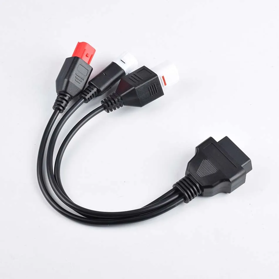 3, 4 , 6 Pin Motorcycle OBD2 Diagnostics Connector Cable For Yamaha 3PIN 4PIN for Honda 6Pin Motorbike OBD Extension Adapter