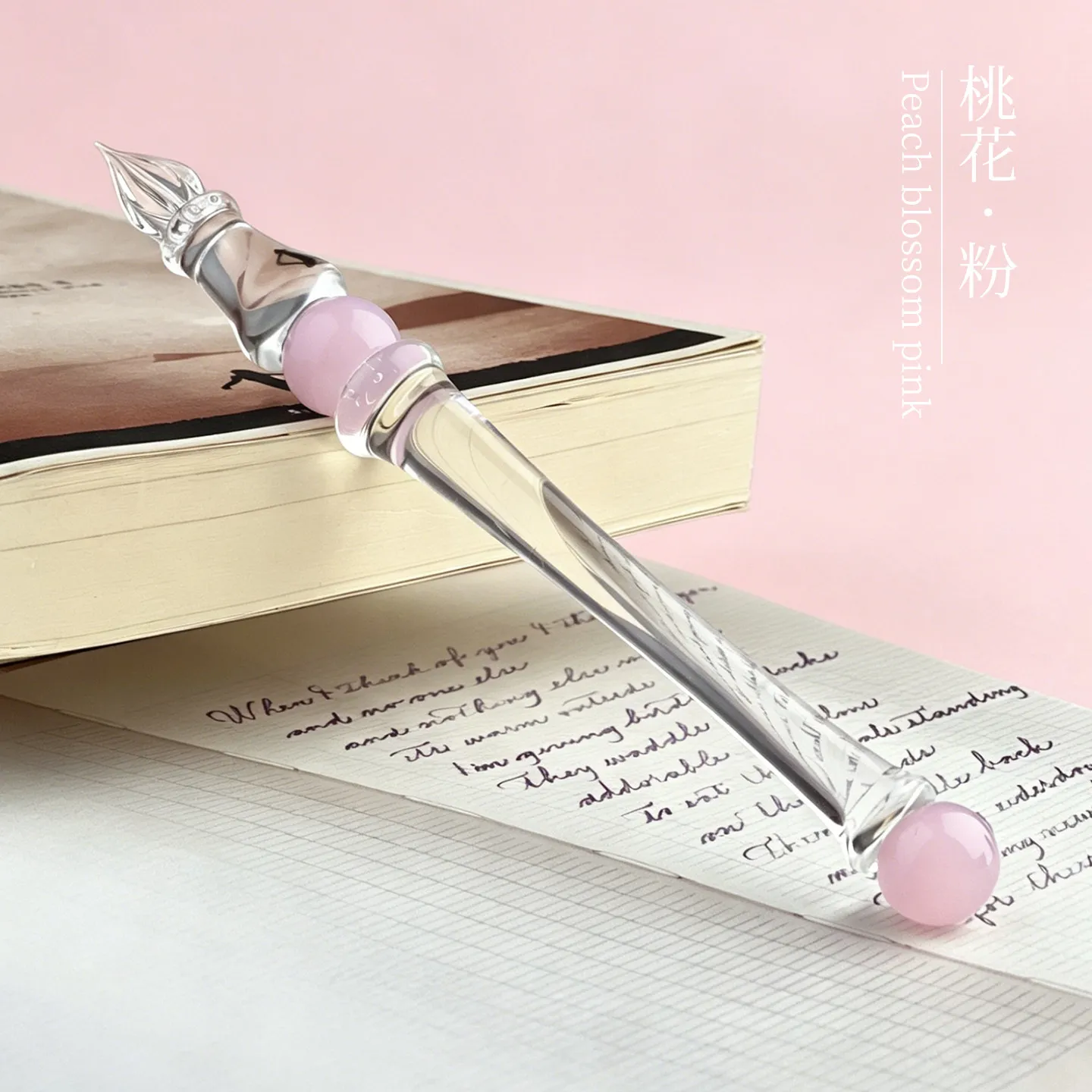 

MAJOHN Master Craftsman Lamp Crystal Glass Dipping Pen Color Ink Expert Hand Booklet Drawing Hook Line DIY Color Dipping Pen
