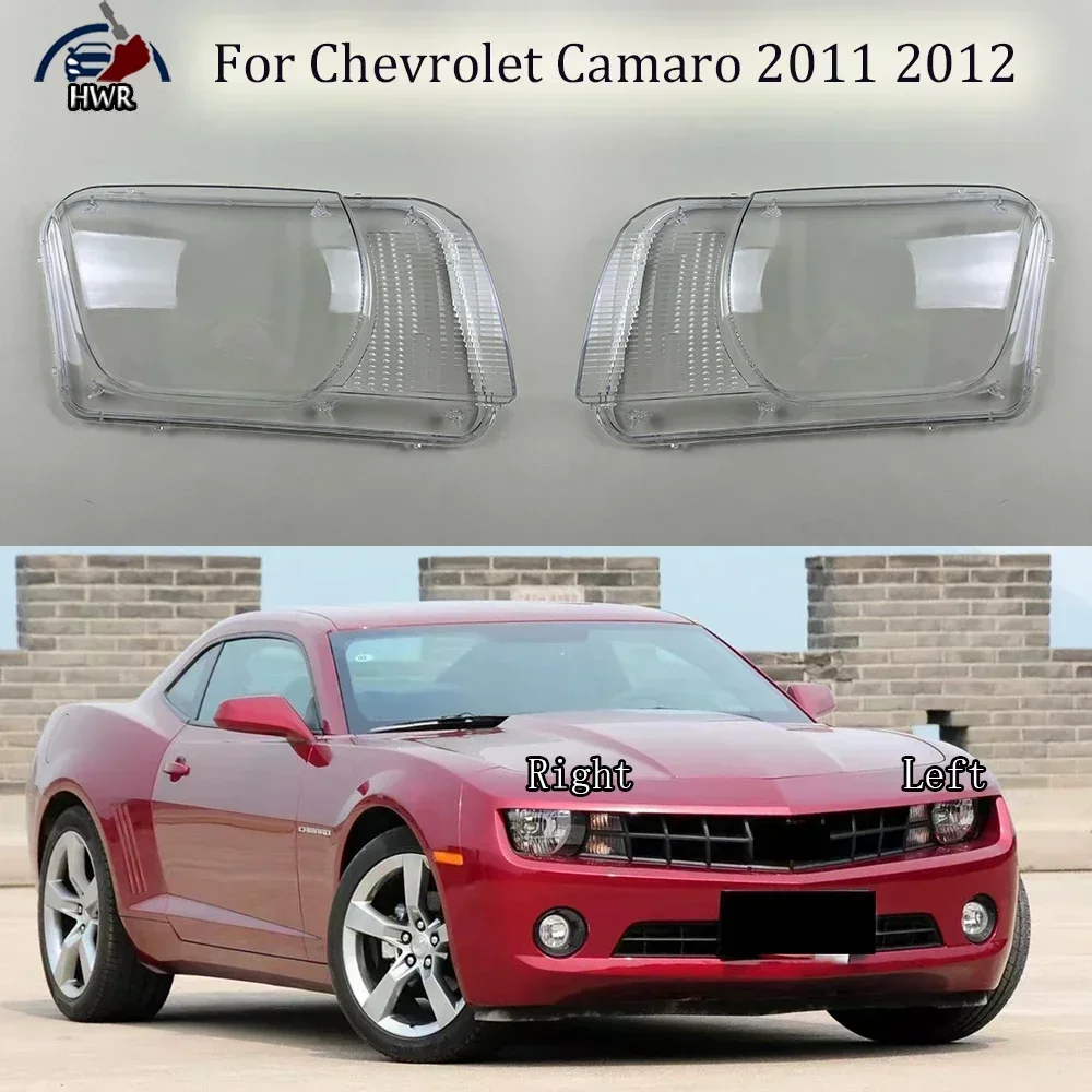 

For Chevrolet Camaro 2011 2012 Front Lamp Shade Headlight Mask Shell Transparent Cover Lens Replace The Original Lampshade
