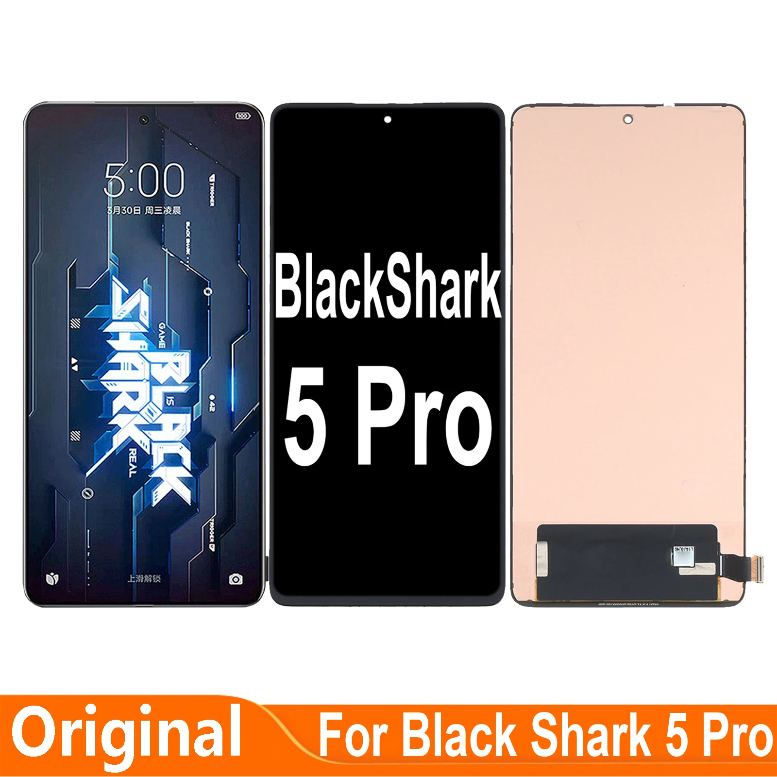 AMOLED For Xiaomi Black Shark 5 Pro LCD Display Touch Screen Digitizer For BlackShark 5 Pro LCD