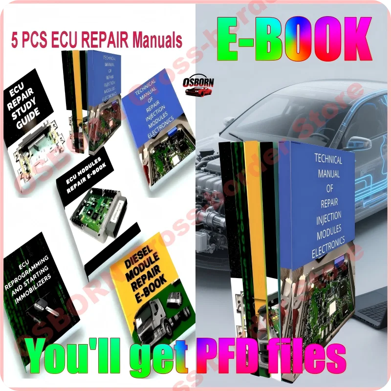 

ECU Modules Reprogramming Fullset ECU Repair Manual e Books Study Guide Course for Workshop Car Truck Diagnostic Helper PDF File