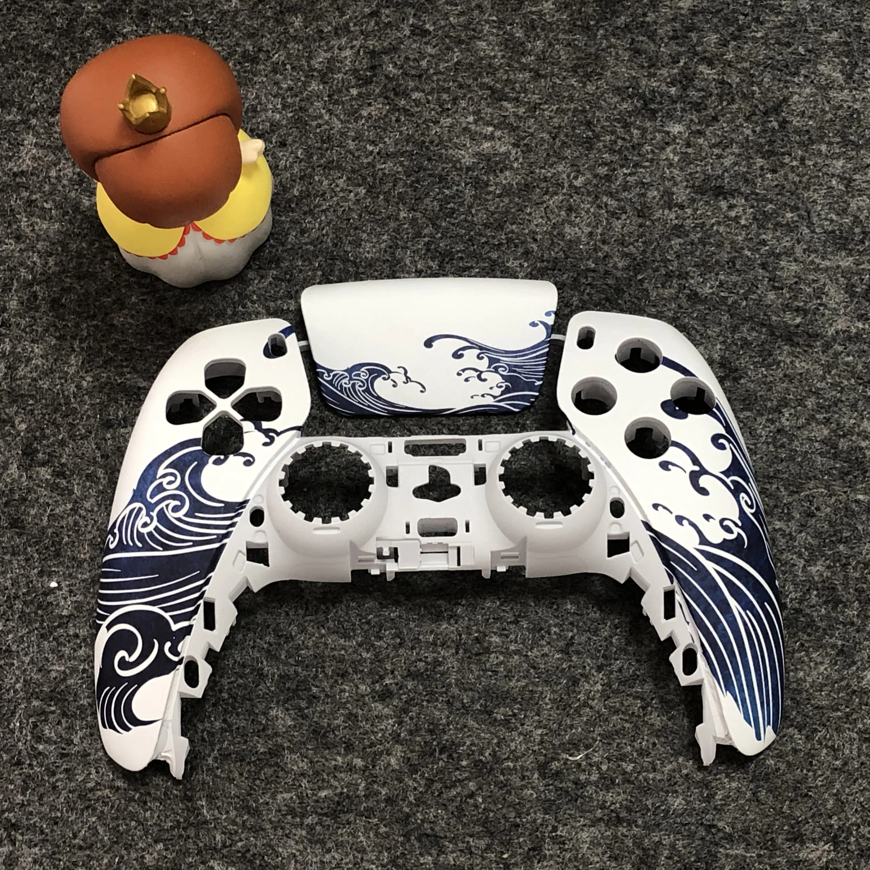 

PS5 Game Handle Face Cover Front Cover With Touchpad The Age of Navigation Cartoon Style Handle DIY Custom Industrial Style