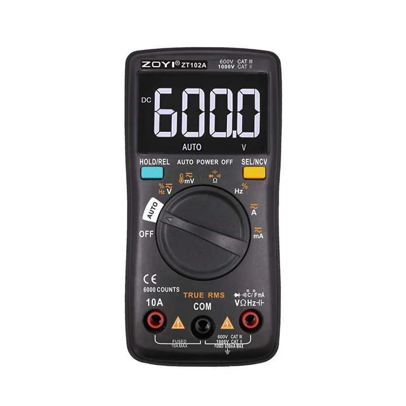 

Multimeter Digital High-precision Intelligent Anti-burn Electrician Repair Pocket Universal Meter Capacitor Resistor Multimeter