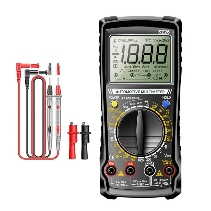 Probador digital del probador corriente voltaje multitestral con datos retención datos apagados