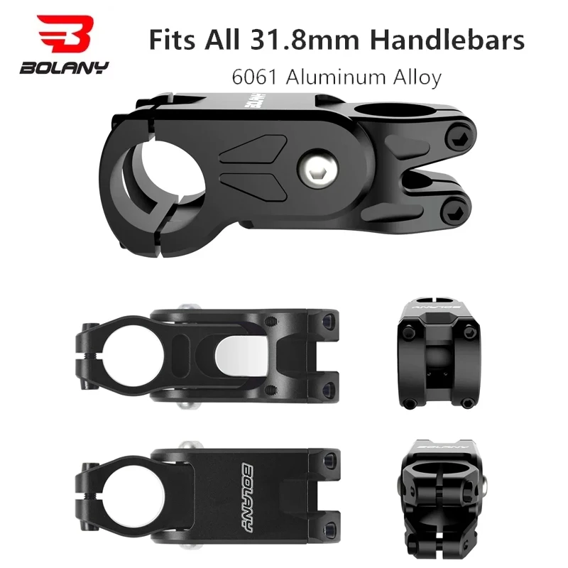 

BOLANY 20-Degree Adjustable Shock-Absorbing Suspension Stem for Road/Gravel Bikes - Bicycles Handlebar Stem Bike Accessories