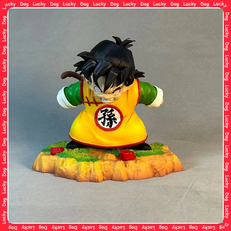 

19CM Anime Dragon Ball Son Gohan Figure Angry Standing Scene Base Model Toy Gift Collection Action Figure Boxed Doll