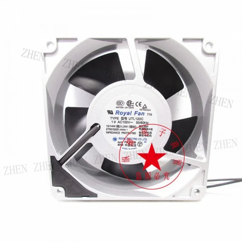 

Y 1 шт. ДЛЯ Royal ВЕНТИЛЯТОР UTL120C AC 100 В 15/14 Вт 12 СМ 120*38 ММ 2 ПРОВОДА