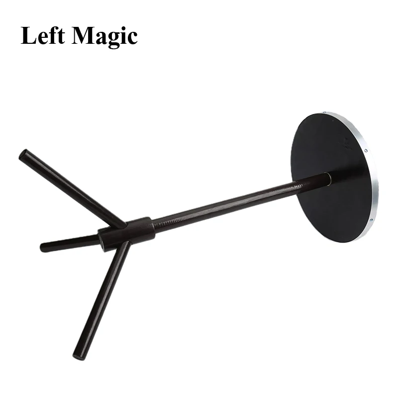 Round Magician Table Magic Tricks Magic Table Wooden Base Magia Accessories Stand-Up Stage Illusions Gimmick Props Easy To Carry