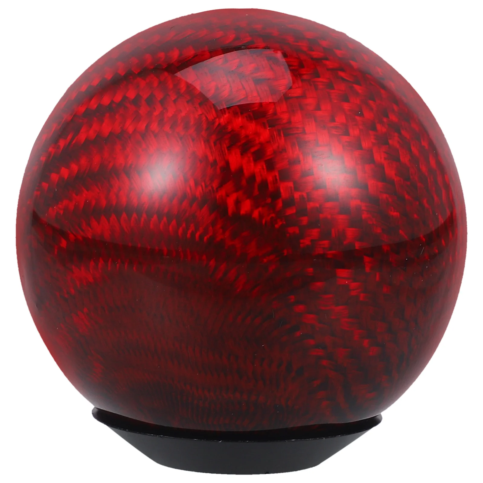

Carbon Fiber Gear Shift Knob Lightweight Aluminum Alloy Round Pattern Automatic Vehicle Gear Shifter Replacement Handle
