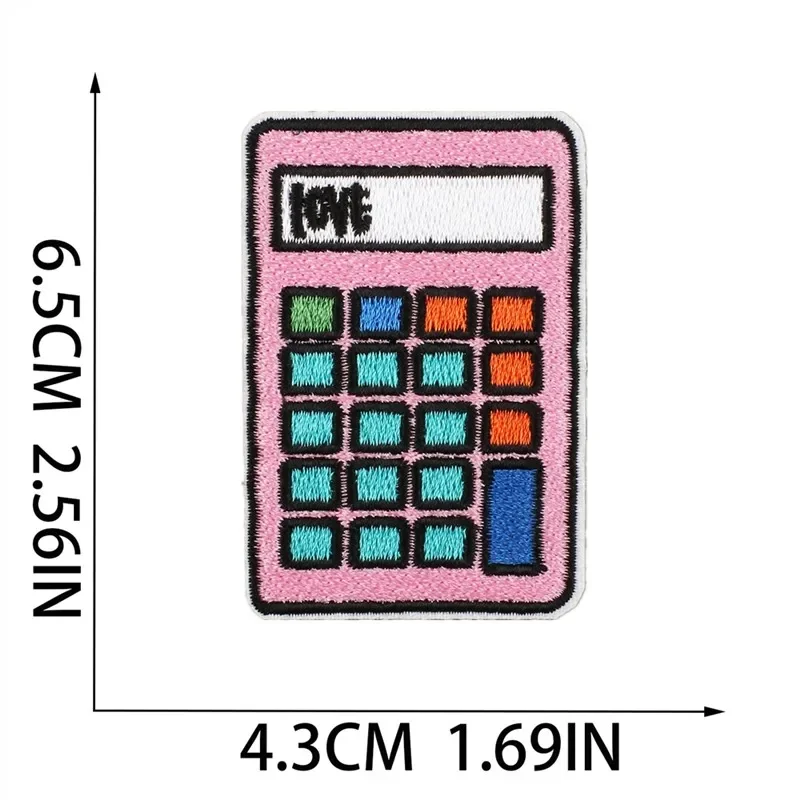 1Pcs Naklejki na naszywki Naprasowanki na naszywki do szycia odzieży Powrót do szkoły Haft Topliwa aplikacja Odznaka Torba Dekoracja Paski