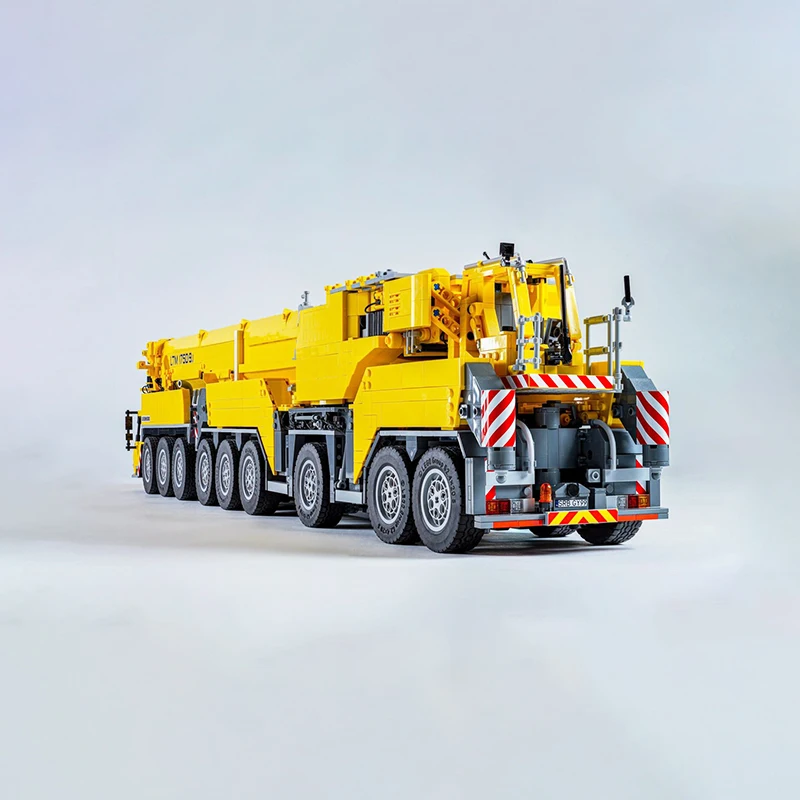 Stad Serie MOC Bricks 1750-9.1 Jib Kraan Bouwsteen Model Kits DIY Puzzel Assembleren Display Speelgoed Kerstcadeaus