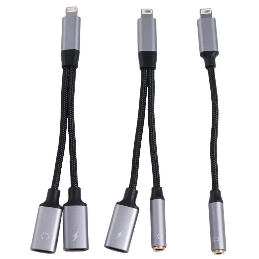 

Plug and Play AUX Cable Splitter 3 5 MM Jack 2 in 1 Audio Adapter IOS to IOS IOS to 3.5mm 2 in 1 Call Headphone