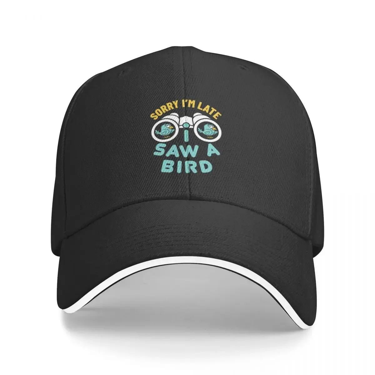 

Sorry I'm Late I Saw a Bird Funny Bird Watcher Watching Birder Birding Baseball Cap Male hat Baseball For Men Women's