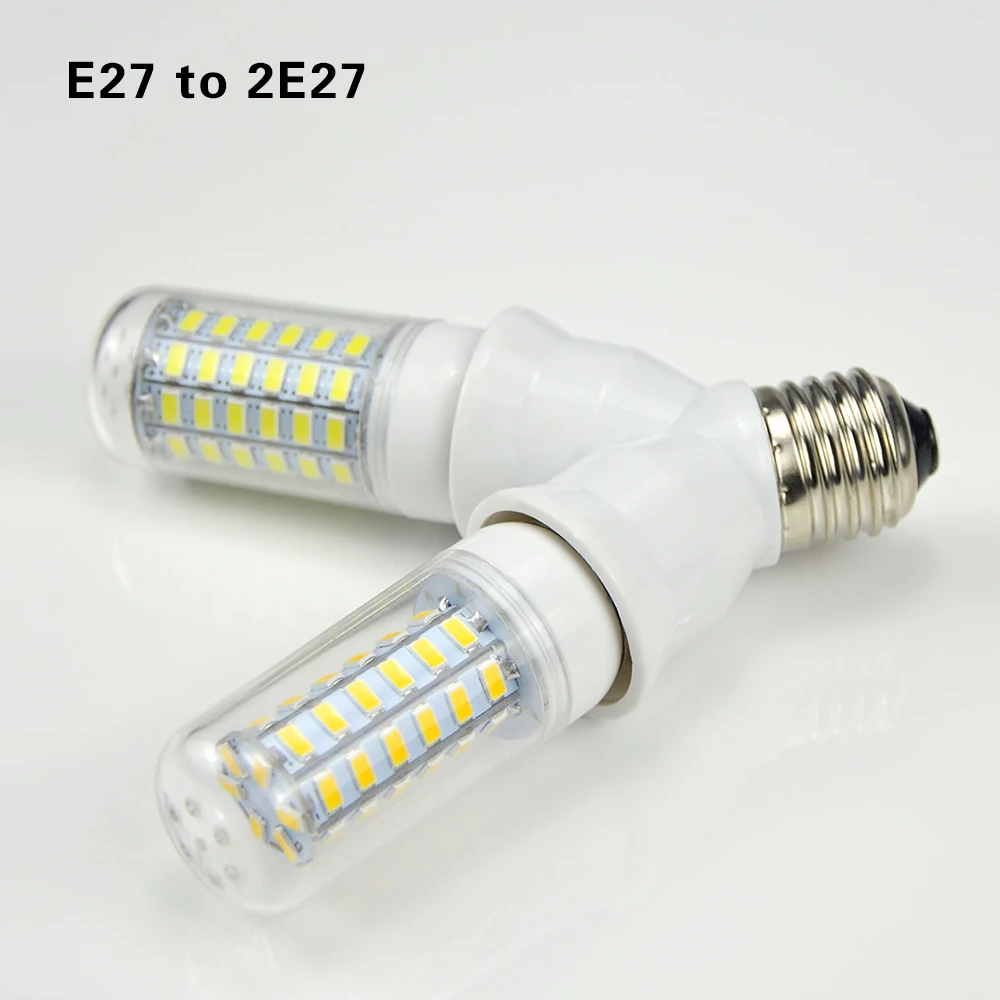 Corn Lamp Spotlight Bulb Lamp Sit 1 Pcs E27 E14 GU10 G9 E12 B22 LED Lamp Holder Converter AC 110V-220V Socket AdapterLamp Holder