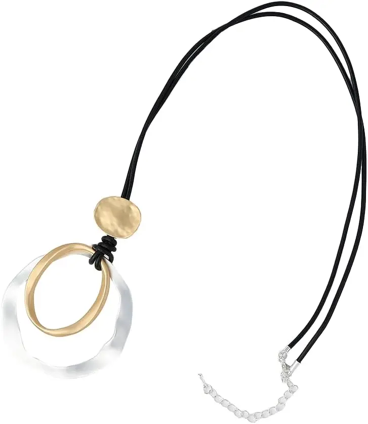 

Женские многослойные ожерелья с подвесками, винтажные украшения, модные длинные ожерелья для женщин