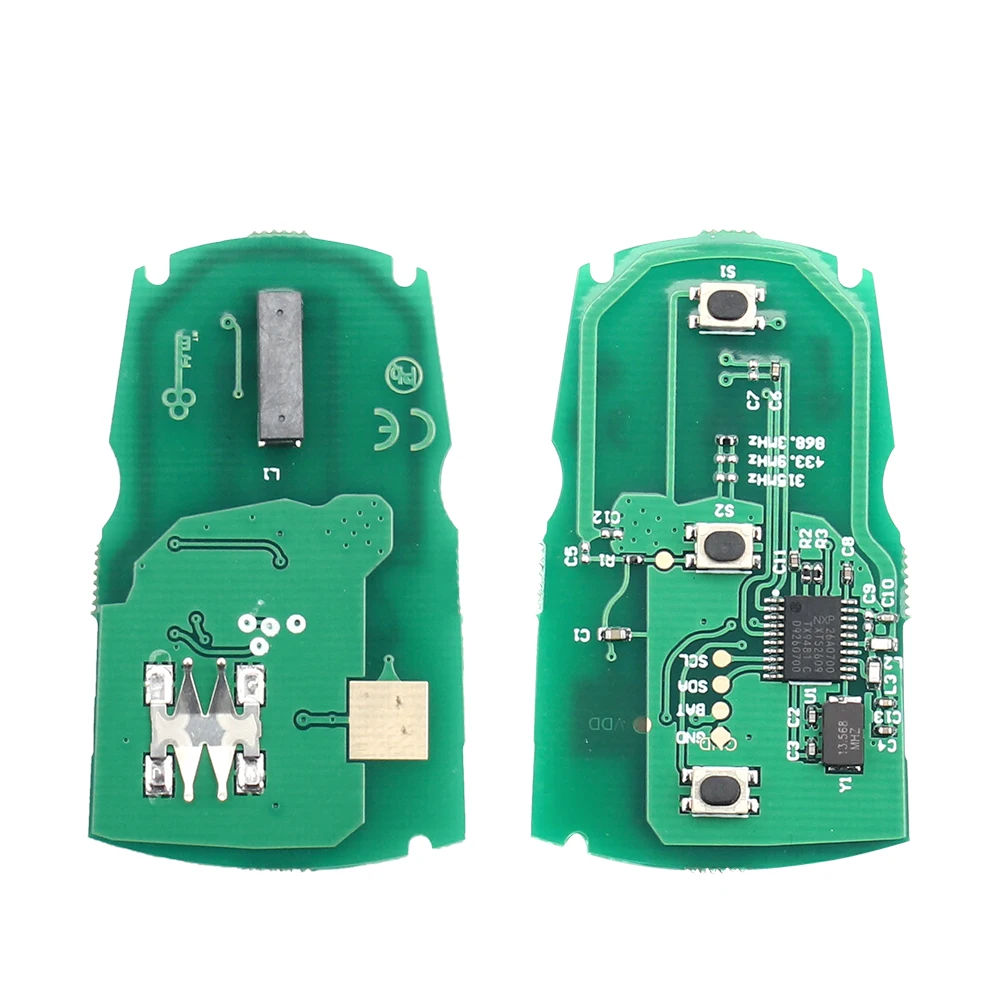 KEYYOU With Battery Remote Car Key 315MHz 433Mhz 868MHz For BMW CAS3 1/3/5/7 Series X5 X6 E60 E61 E70 E71 E87 E90 Z4 KR55WK491