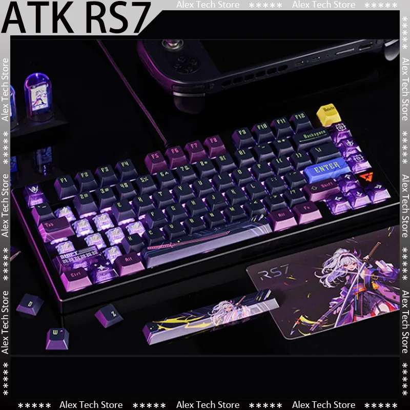 

ATK RS7 Mechanical Keyboard Magnetic Switch Hall Effect Quick Trigger 8K RGB Esports Laptop Office Gamer PC Gaming Keyboard