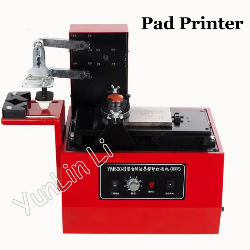 Desktop Electric Pad Printer Round Pad Printing Machine Environmental Protection Type Ink Printer Heat Printing Machine