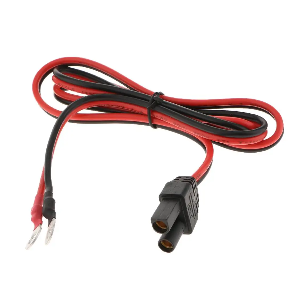 Lovoski 12-24V 20A EC5 Female to Terminal Harness Adapter Cables 3.3Ft