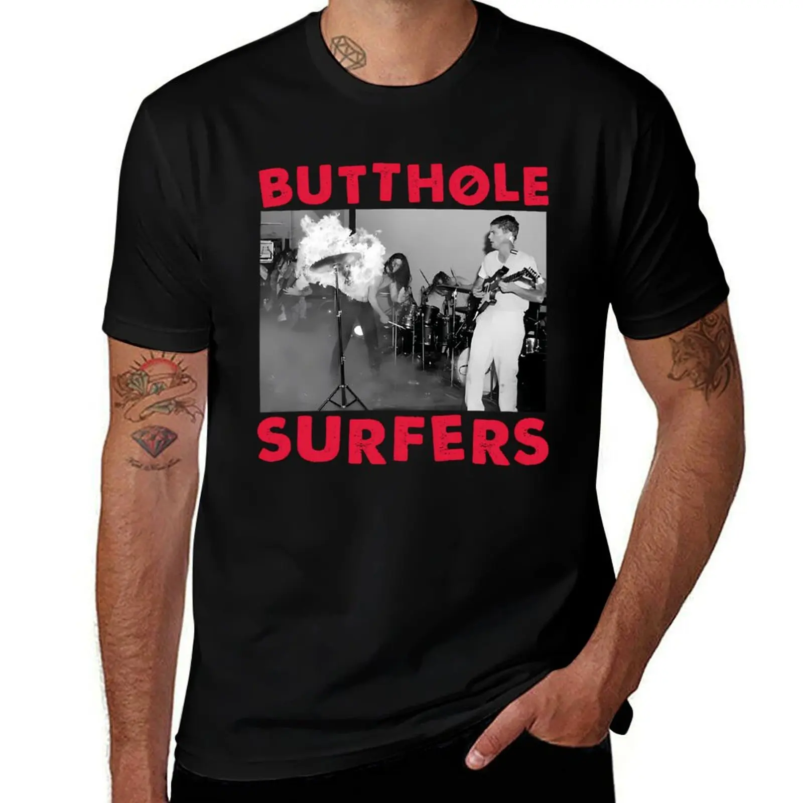 

Butthole Surfers Teenage 90S T-Shirt printed t shirts for man man t shirt luxury