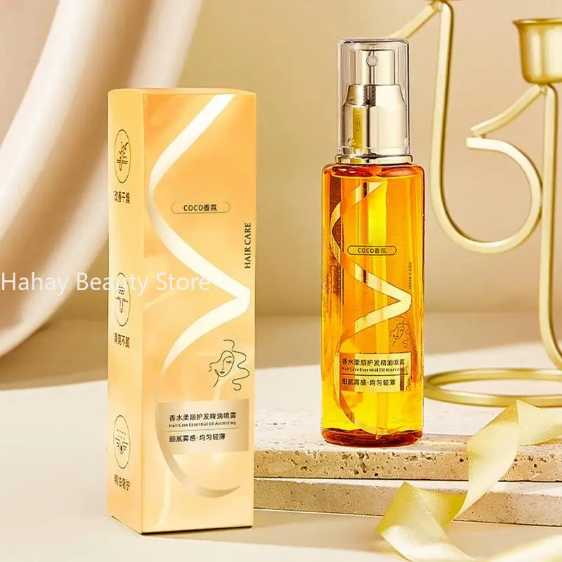 100ml Hair Oil Spray Harmless For Curly Sheen Hair Spray Moisturizing Nourishing Hair No Wash Anti-static