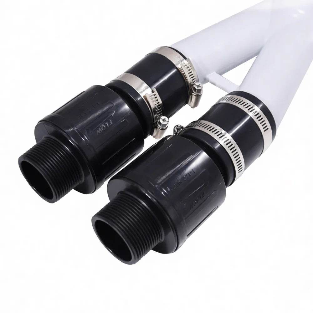 Submersible Pump Y Connector Check Valve Installation Kit Drainage Pipe Accessory For Basement Sewage System Flow