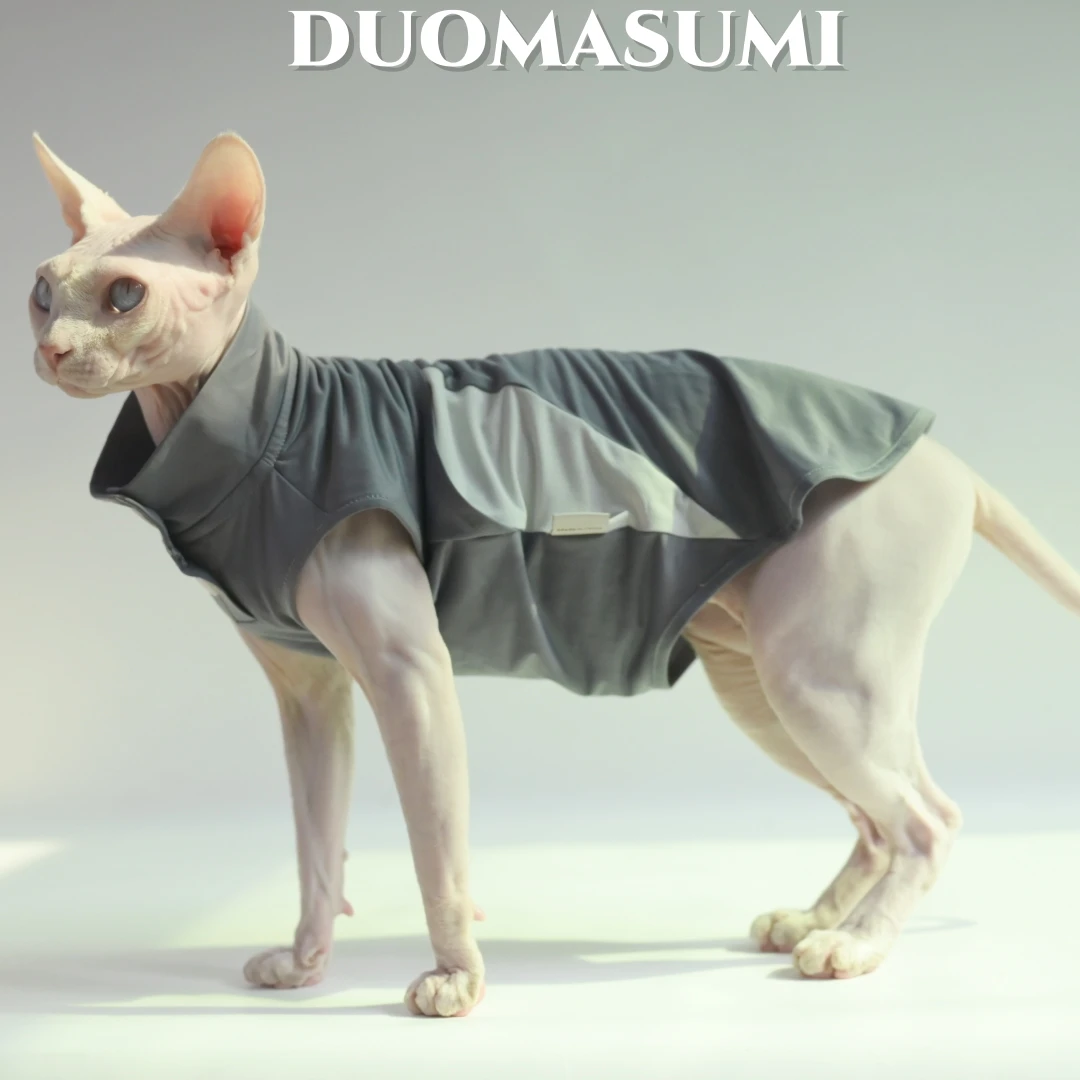Охлаждающий жилет с защитой от ультрафиолета для кошек Sphynx Devon Rex Abyssinian, легкая дышащая летняя одежда