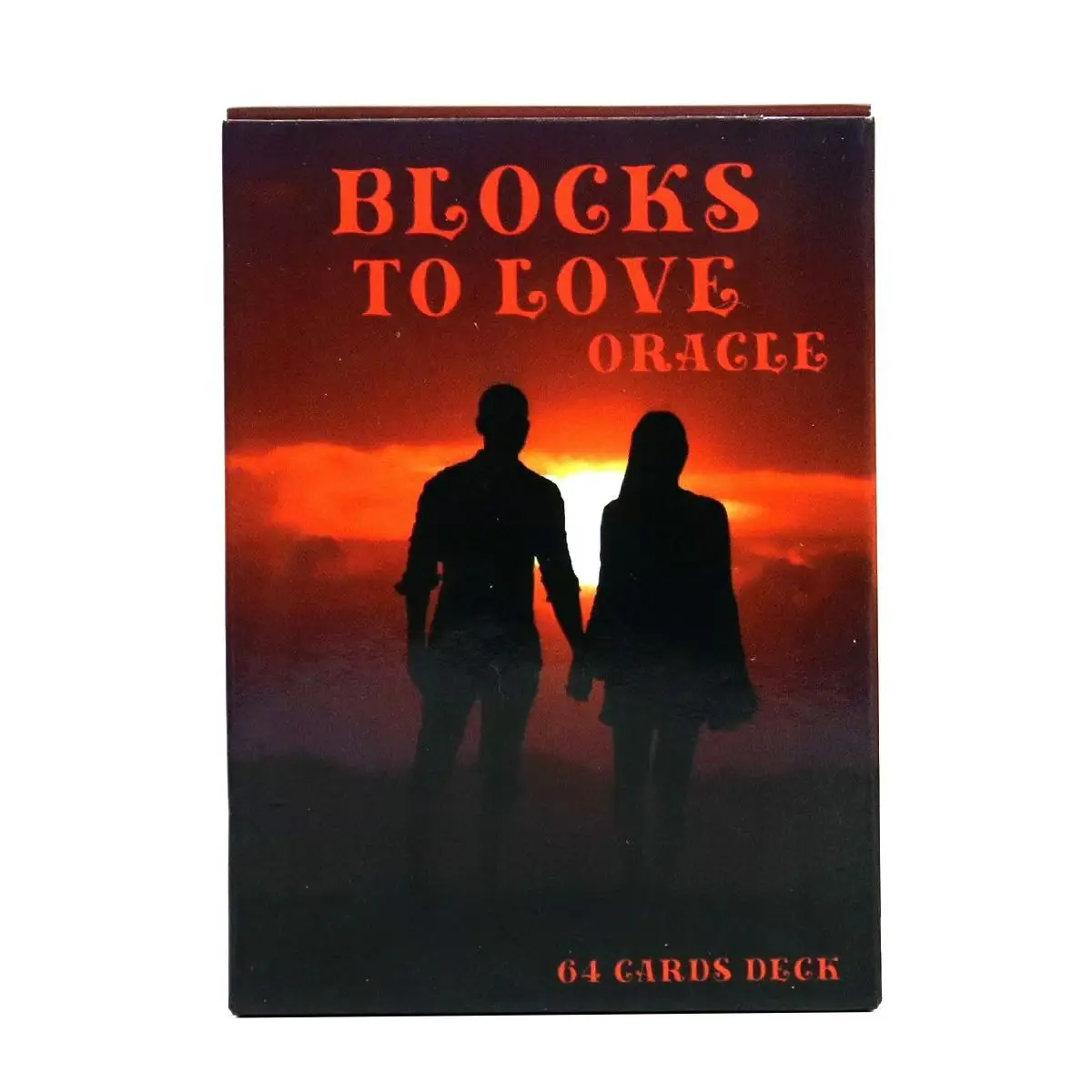 Blocks To Love Oracle Deck 64 Cards Whats Blocking Twin Flame Soulmate Love Connection Spirit Tarot 8.8*6.5cm