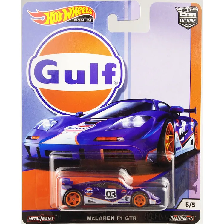 Hot Wheels 1:64 GULF Volks wagen VW Golf McLaren F1 GTR Nissan FIAT 500D FORD MUSTANG FPY86 Collection die cast alloy model