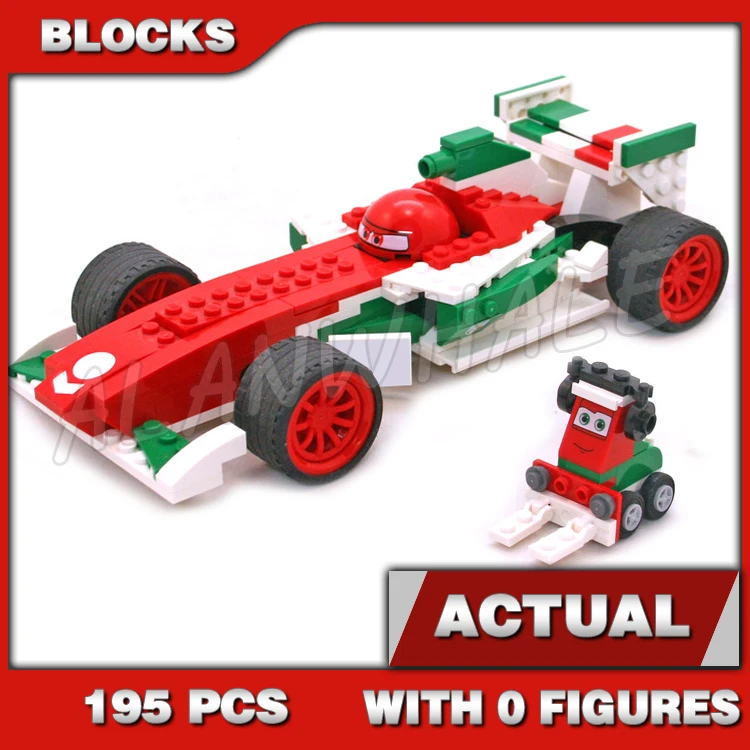 

195pcs Cars Ultimate Red Racing Vehicle Francesco 10014 Building Block Toy Compatible With Model