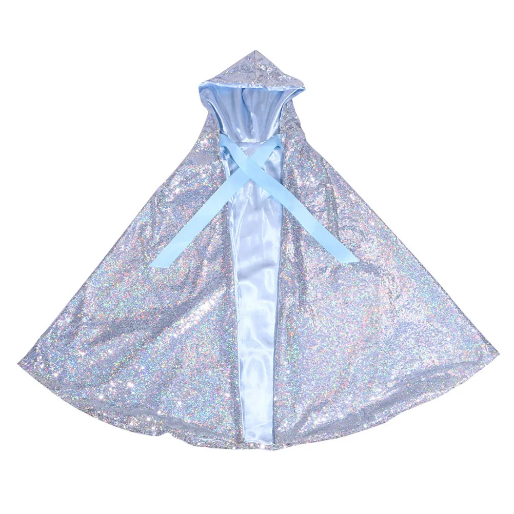 

1Pcs Children Cape Fancy Sparkling Kids Cloak Cosplay Costume Party Cape for Christmas Masquerade Performance Kids Cloak