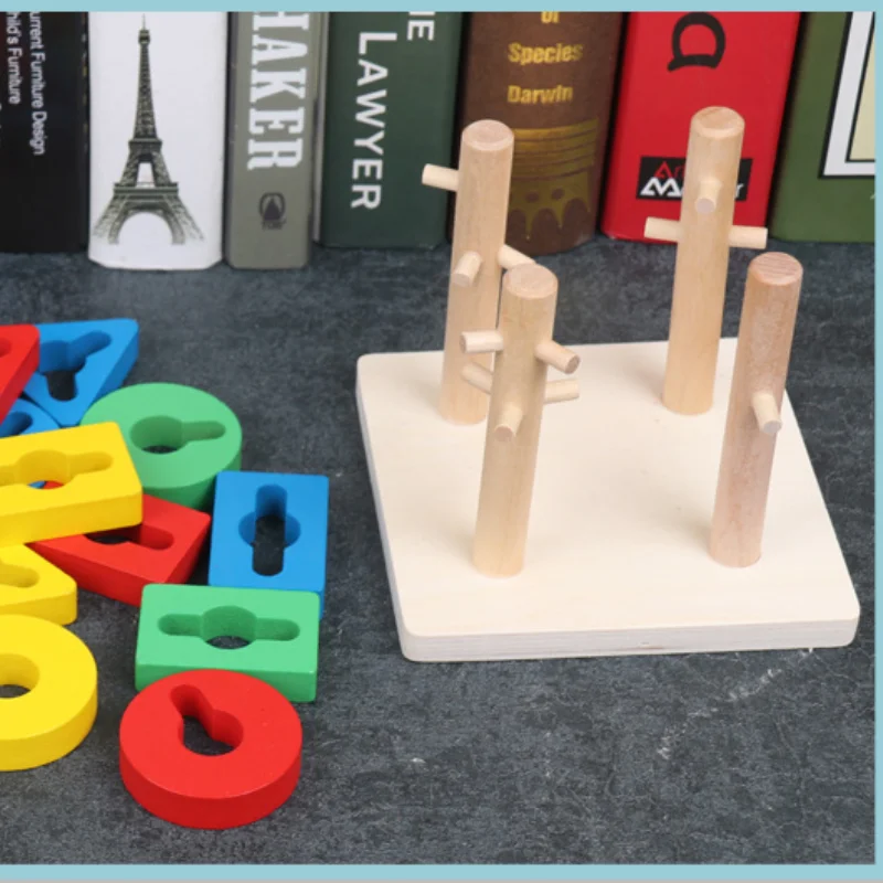 Wooden Toys for Kids Children's Montessori Early Education Toys Logical Training Toys for Baby Birthday Gift for Boys and Girls