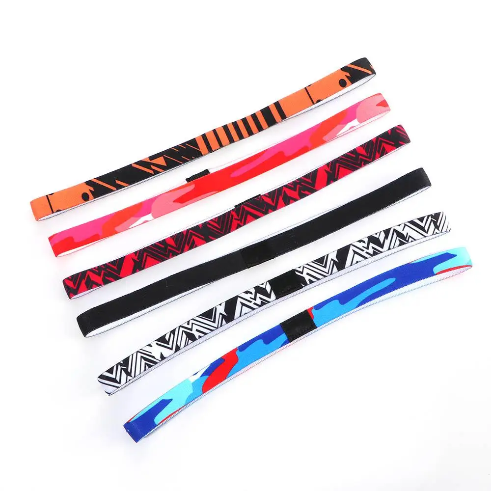 วงผมฟิตเนส Sweatband ยืดหยุ่นขี่จักรยาน Sweatband แถบคาดศีรษะ Antiperspirant แถบคาดศีรษะกีฬา Hairband Running Head Band