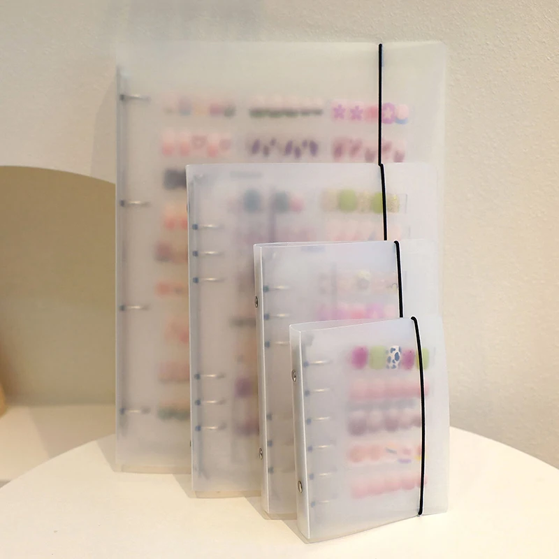 Large Capacity Exhibition Photo Album Card Clip Display Board Nail Art Piece Storage Book DIY Simple Album Storage Book