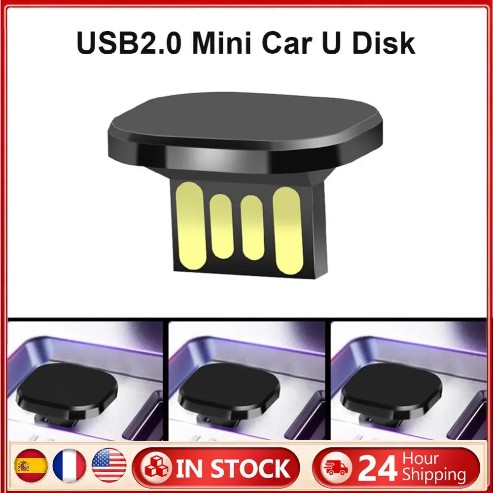 

16/32/64GB Car Flash Disk USB2.0 Mini Portable Flash Disk USB Drive Car Computer TV Pendrive Accessories