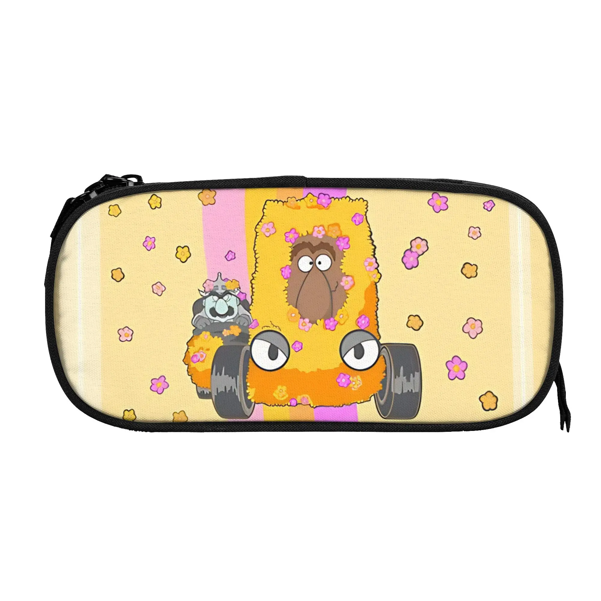 

1 piece Lightweight Flower Power Murky & Lurky Pencil Case Girls Pen Bag R-Rainbow Brite School Stationery Bag
