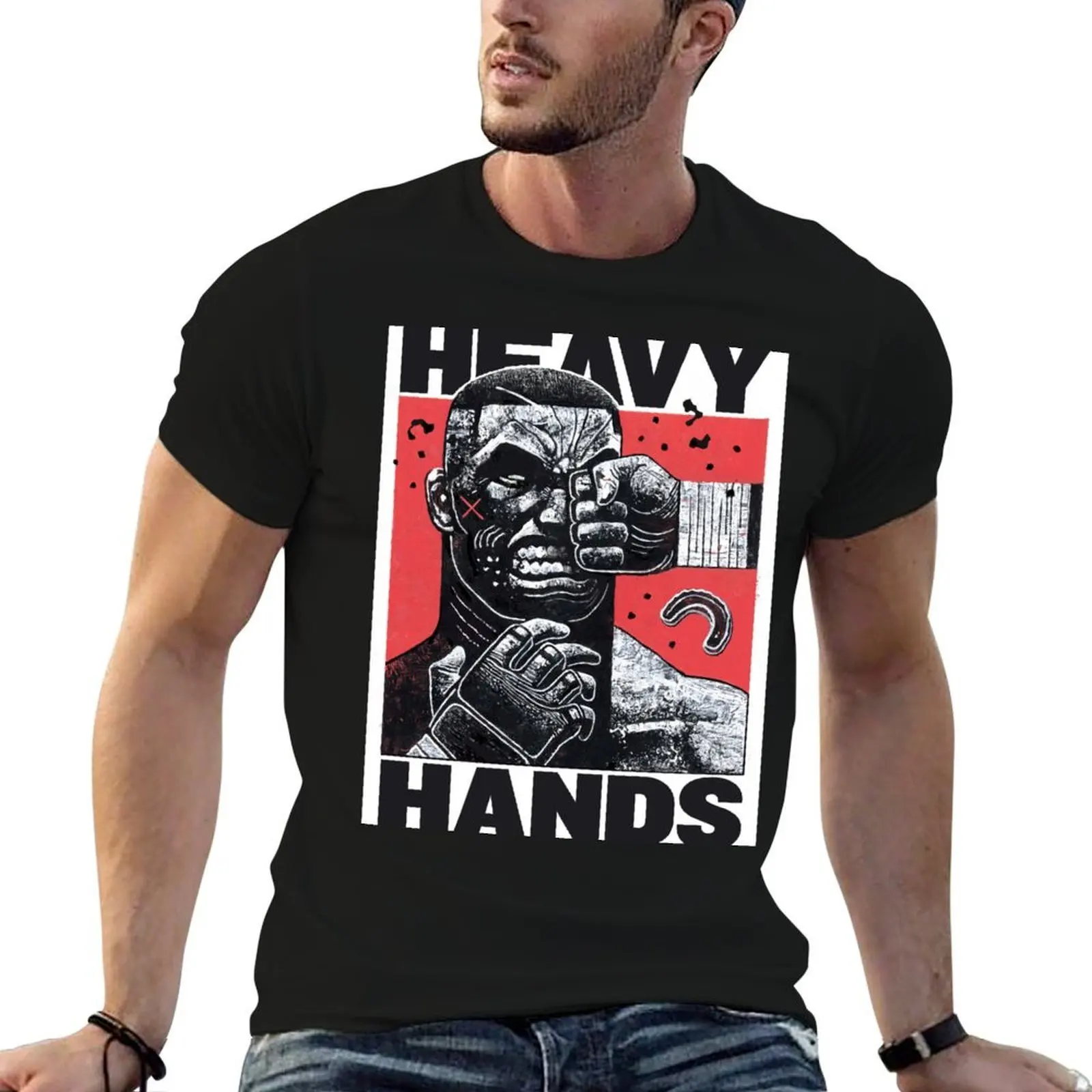 

Heavy Hands graphic by Gian Galang T-Shirt man t shirts high quality luxury brand man t shirt designer T-Shirt