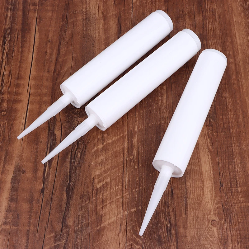1/3Pcs Caulk Caps Caulking Sealant Tube Empty Tube Refillable Sealant Bottle Tool Home Reusable Squeeze