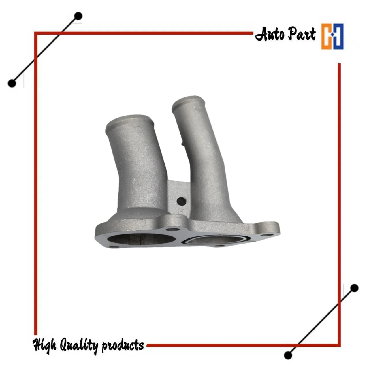Piezas de Automóvil, Carcasa del Termostato de Aleación de Aluminio BE8Z8592-B 2S6G-9K478BDD para Ford Fiesta CCH 2011-2013/Focus CB4 2008