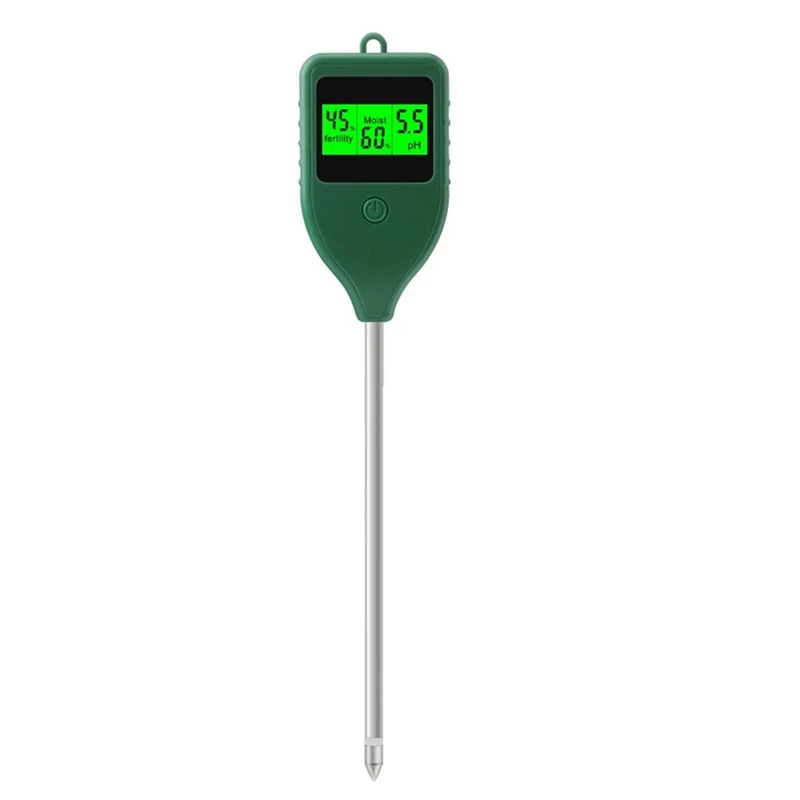 3-In-1 Soil PH Meter Farm Garden Fertility Tester Soil Moisture Test Detector For Indoor Planting, Potted Plants Durable