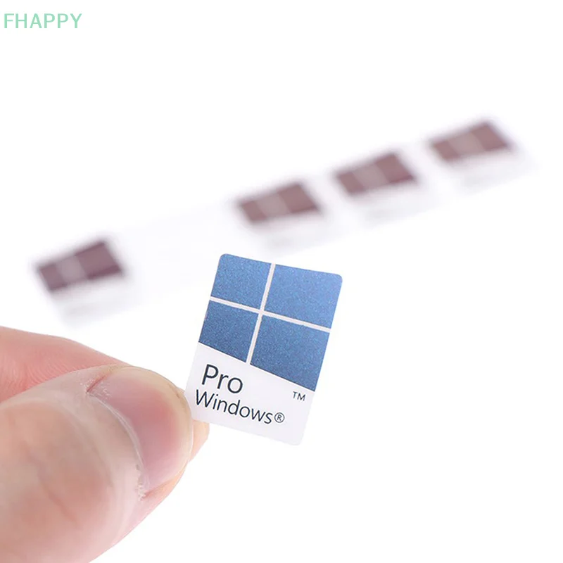 블루 노트북 데스크탑 컴퓨터, 윈도우 10 스티커, WIN10 PRO 라벨, 10 개